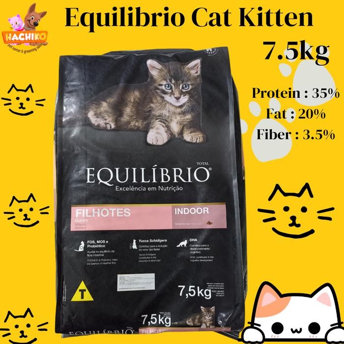 Terbaik Equilibrio Kitten 7.5Kg/Equilibrio Kitten 7,5Kg/Equilibrio Cat 100% Ori