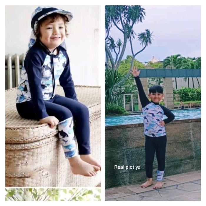 Baju renang anak cowok 2tahun-10tahun Import swimsuit anak laki laki