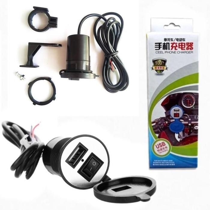 Charger Hp Aki Motor USB FAST 2A