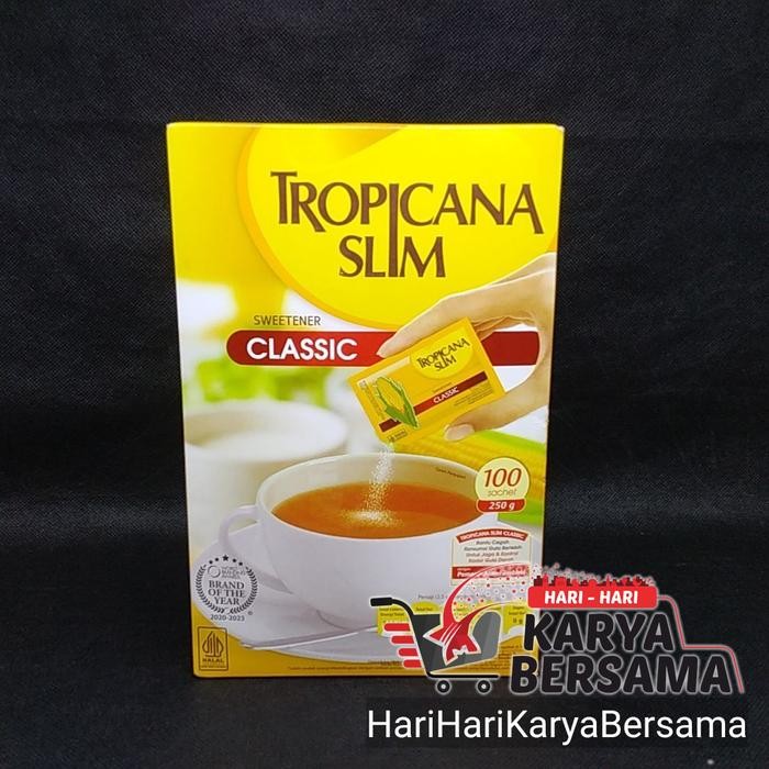 

TERLARIS TROPICANA SLIM SWEETENER CLASSIC 100'S READY STOCK