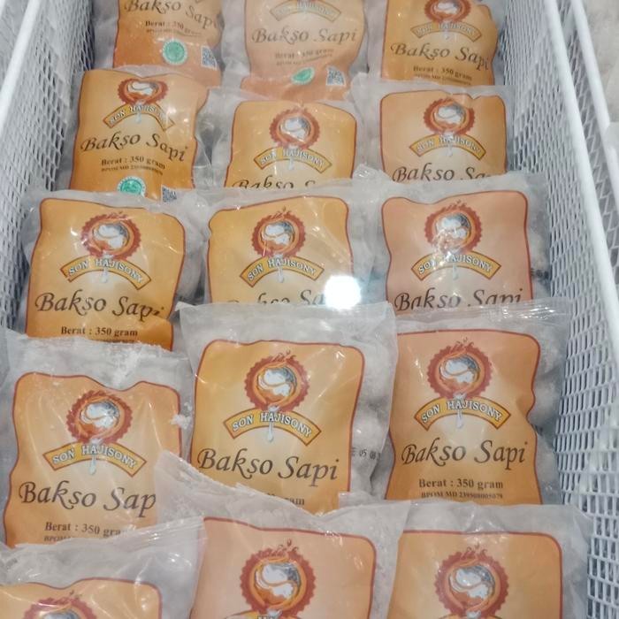 

Pilihan- Bakso Sony Sapi Kecil + Bumbu Son Haji Sony Lampung 350Gr Termurah