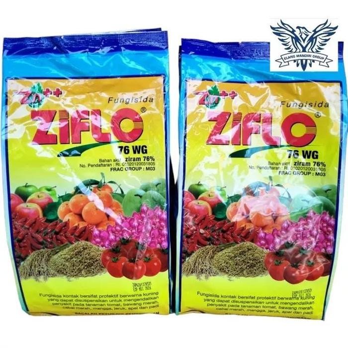 Fungisida Ziflo 76Wg 800Gr Plus Zink Bahan Aktif Ziram