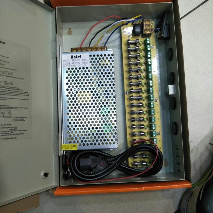 POWER SUPPLY BOX CCTV 20A /TERMINAL CCTV