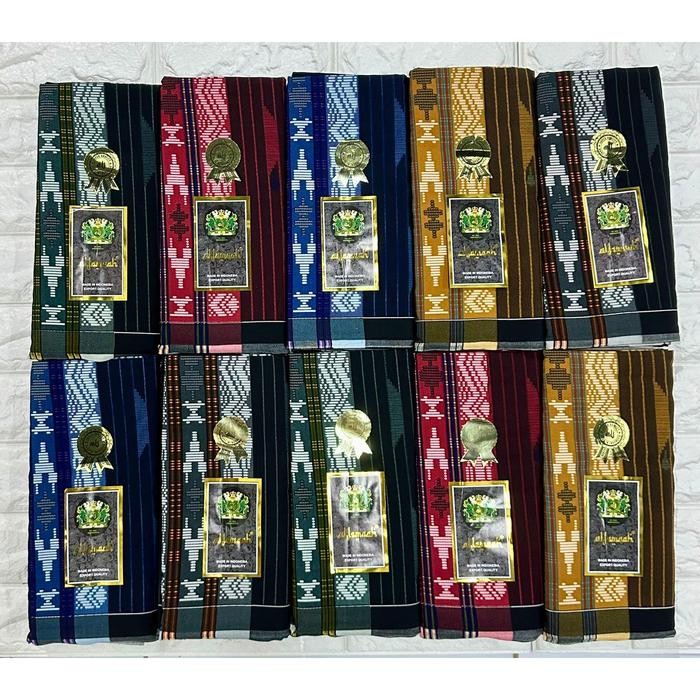 Grosir 10 Pcs Sarung Samarinda Al-Jamaah Motif 8644