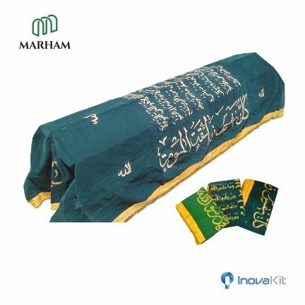 KAIN PENUTUP KERANDA BELUDRU + BORDIR AYAT KURSI