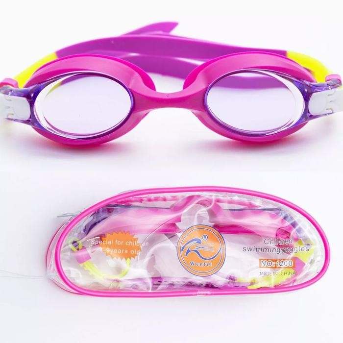 

Kacamata renang anak silikon colorfull kacamata renang transparan lucu untuk