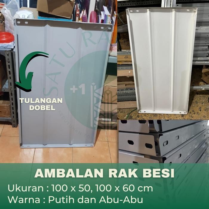 KDM- Plat Ambalan Shelving Rak Gudang Besi Siku Lubang Rak Serbaguna Toko