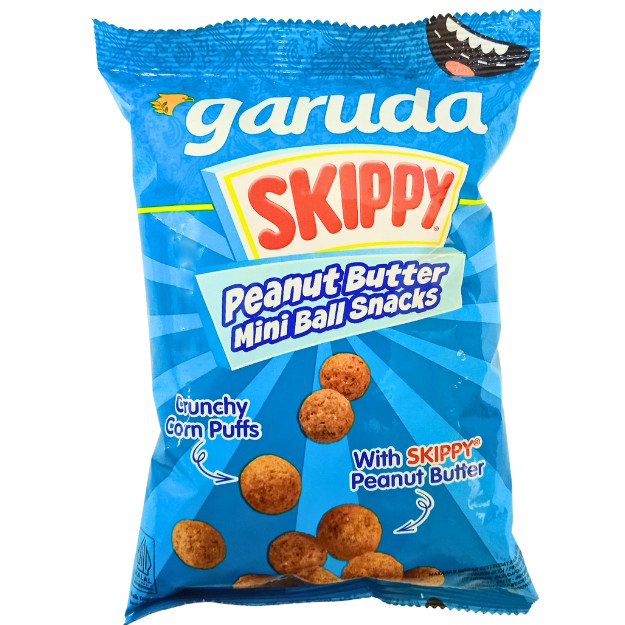 

S32865 SKIPPY PEANUT BUTTER MINI BALL SNACK 50GR MAJU BERSAMA (20250910)