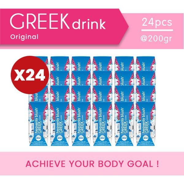 

Pilihan- Yogurt Heavenly Blush Greek Classic @24 Pcs X 200 Ml