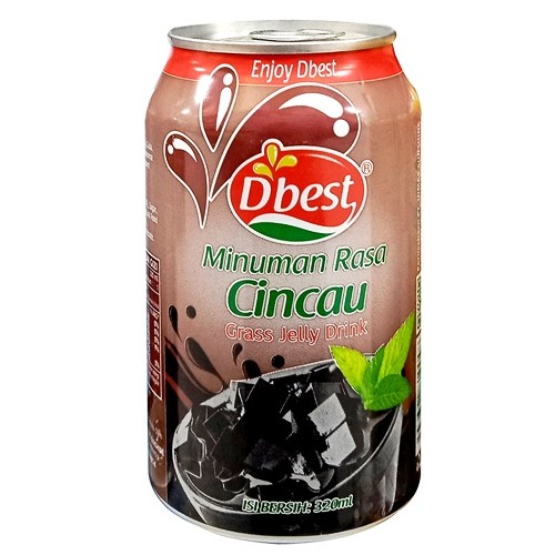 

S49541 D`BEST GRASS JELLY MINUMAN JELLY 320ML CAN MAJU BERSAMA (20250910)