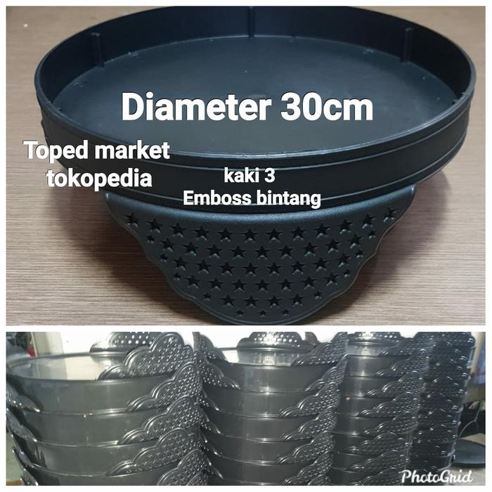 Pilihan- Tebok Plastik Sangkar Kandang Alas Burung Love Bird Bulat Warna Putih