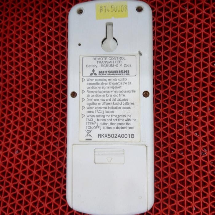 Remot Ac Mitsubishi Rkx502A001Bair Flow,Fan Speed,Econo,Original Asli Copotan