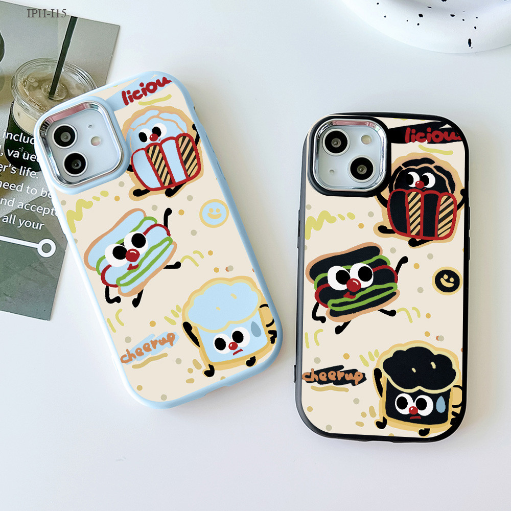 Casing Hp Untuk Compitable With iPhone 15 14 13 12 11 8 7 6 6S X XS XR Pro Plus Max SE Mini 2020 202