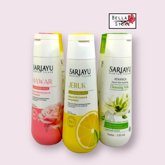 Pilihan- Sariayu Mawar Cleansing Milk 150 Ml / Pembersih Wajah