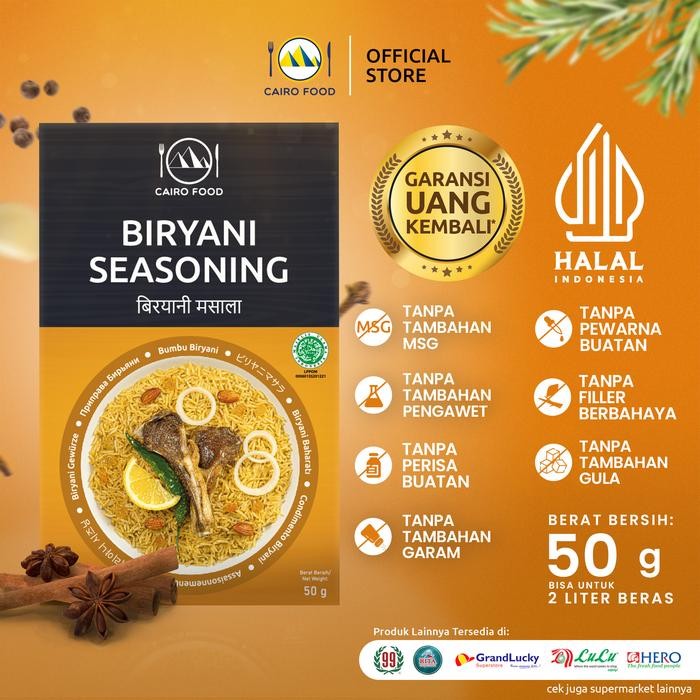 

Stok Baru Bumbu Biryani Seasoning - Cairo Food