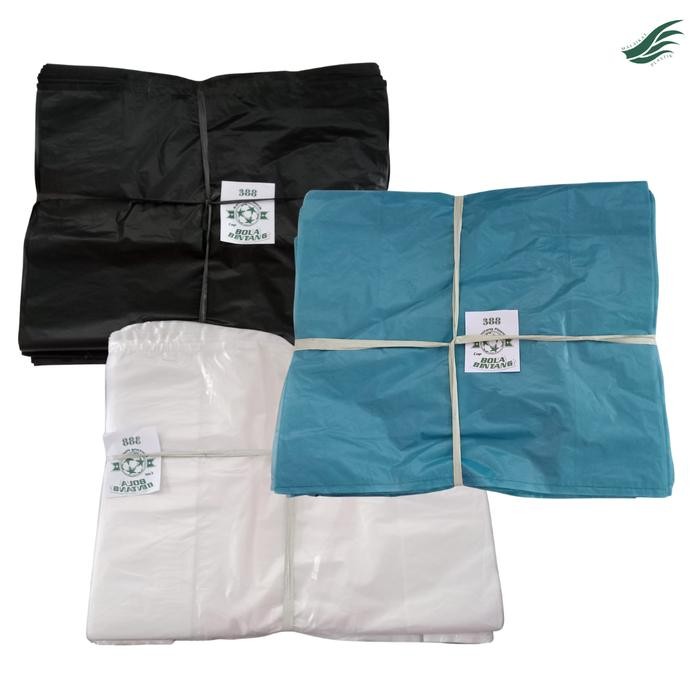 RJ Plastik Kresek Jumbo 40x65 Kresek Laundry Warna Merah Biru Hijau Putih Hitam 1 kg - Kresek Uk 40