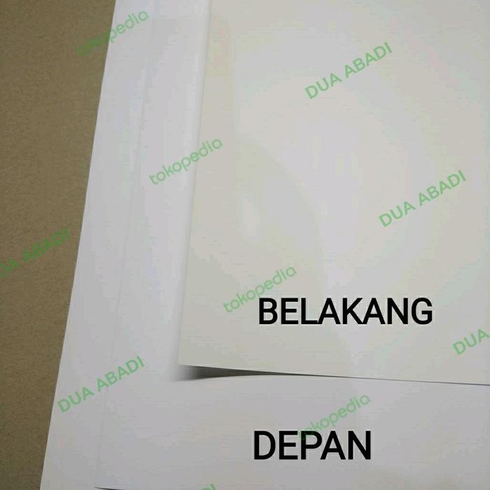 

Kertas ANTI AIR MATTE/DOFF A4 isi 20 lembar/Sintetis inkjet Waterproof