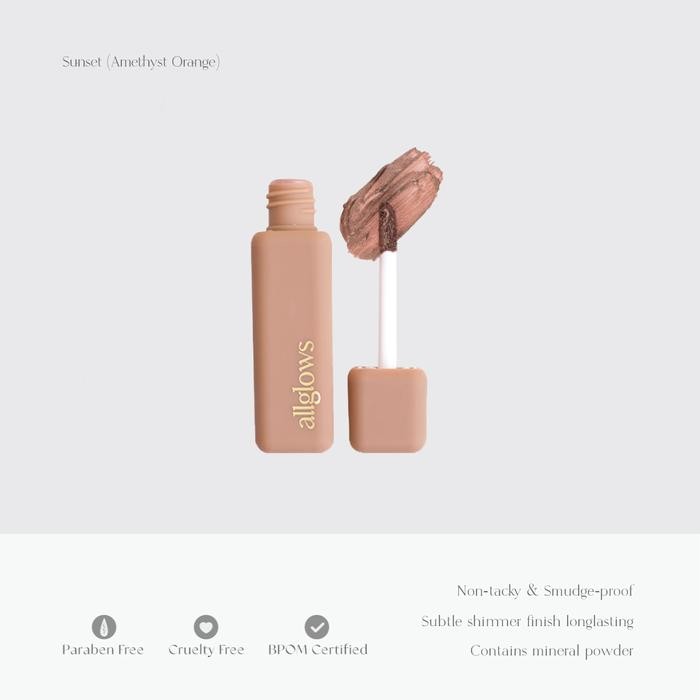 Pilihan- Allglows Sunset Lid Pigment (Creamy Shimmer Liquid Eyeshadow)