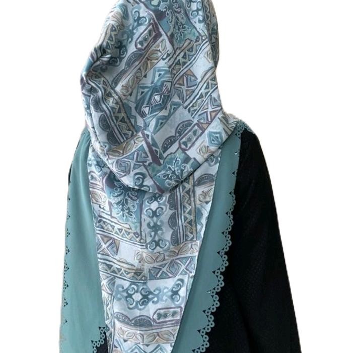 Pilihan- Ayyuby - Mazda New Motif Hijab Instan Hodie Softpad Anthem Ceruty Babydoll Jilbab