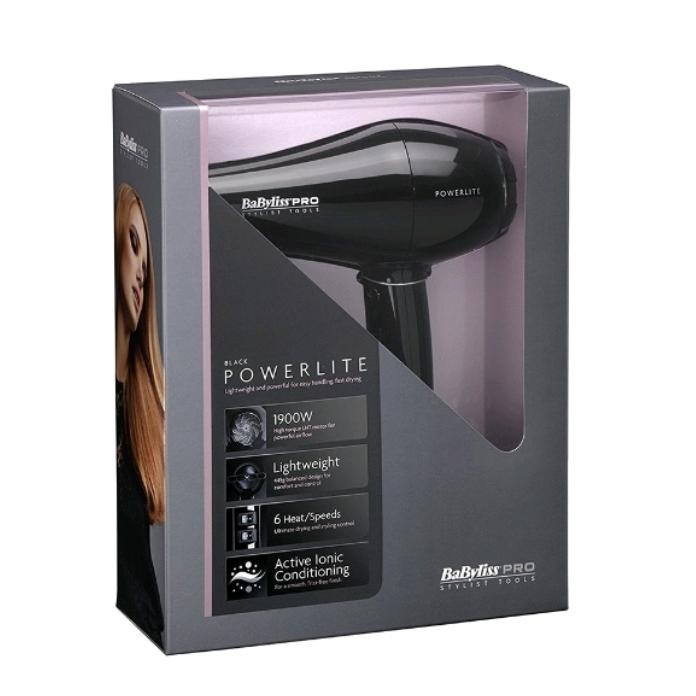 Hair Dryer Babyliss Pro Powerlite 1900Wat Pengering Rambut