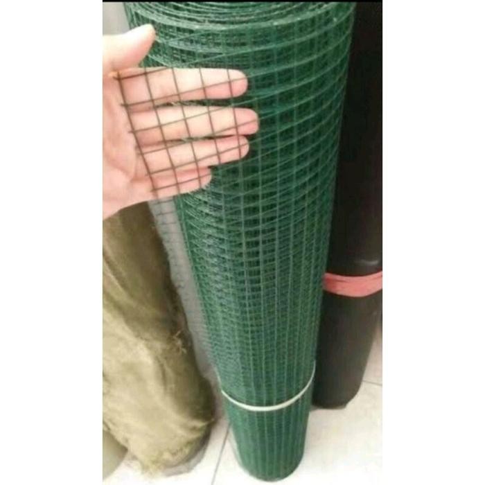 KAWAT LOKET PVC HIJAU 1/2"90cm