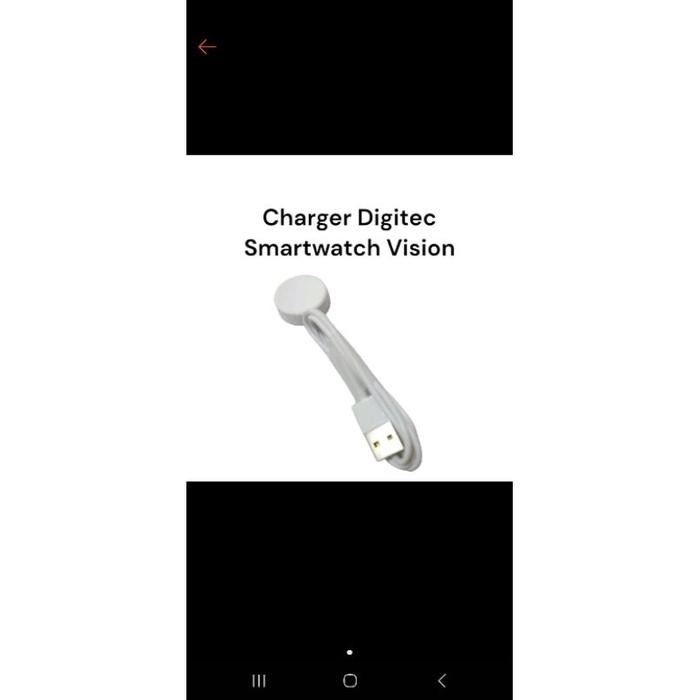 charger jam tangan smartwatch digitec vision original