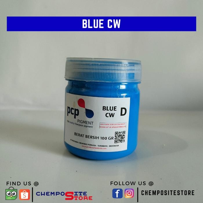 pigment pewarna resin bening - cat resin fiberglass 100gr