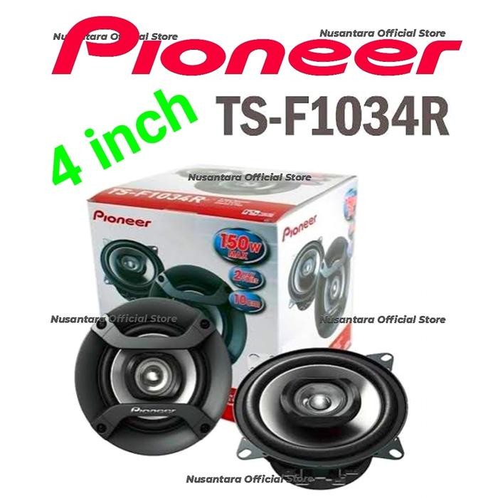 Ready PROMO Pioneer TS-F1034R Coaxial 2-Way Speaker 4" inch Car tsf1034r