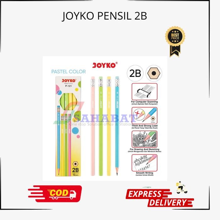 

New JOYKO PENSIL P-121 / JOYKO PENSIL MURAH / SATU PAK ISI 12