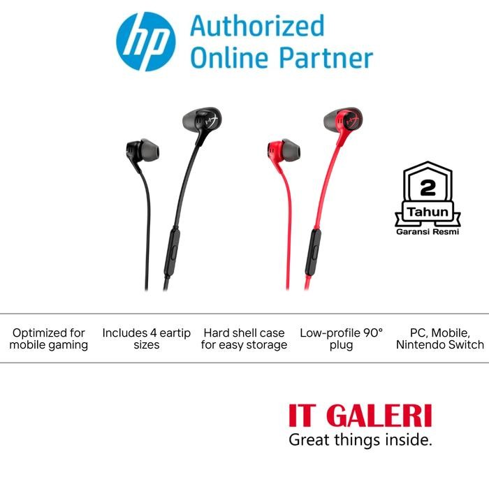 Ready Gaming Earbuds - HyperX Cloud Earbuds II