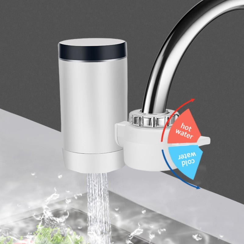 Kitchen Electric Water Heater Tap Instant Hot Water Faucet Heater Cold Heating Faucet Tankless Insta
