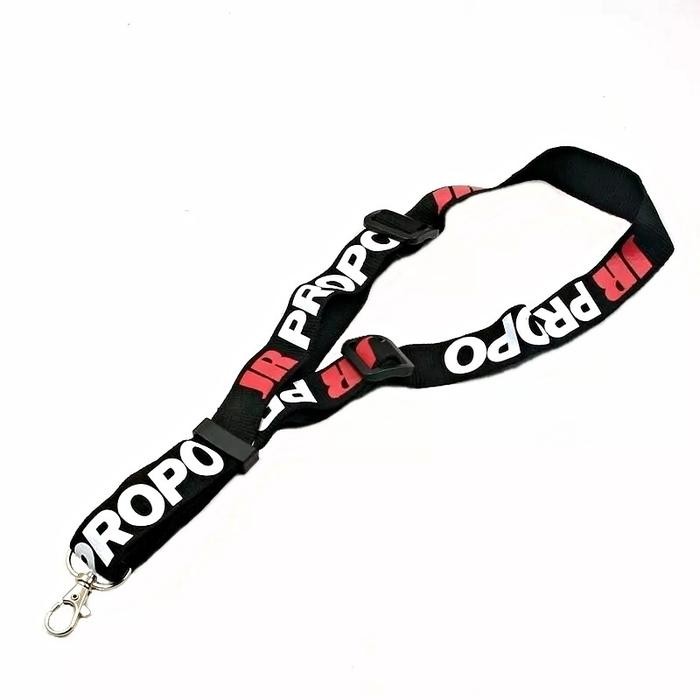 MJ JR PROPO Transmitter Neck Strap Hitam Bahan Kain Nylon