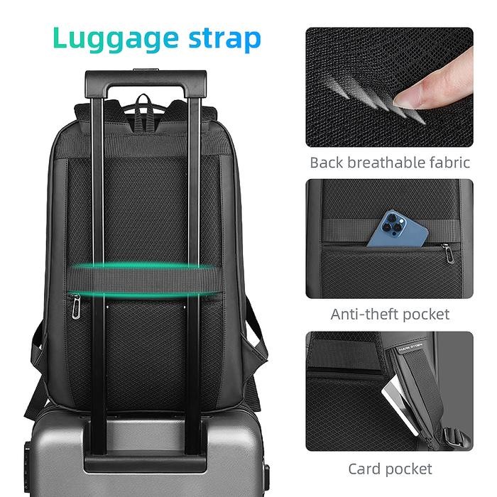 Sedia Tas Mark Ryden MR9222 Bag Backpack Pria Ransel Laptop 15.6 Inch USB