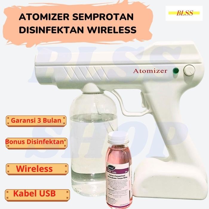 NANO SPRAY GUN STEAM VIRUS ALAT MESIN FOGGING DISINFECTANT ANTI VIRUS