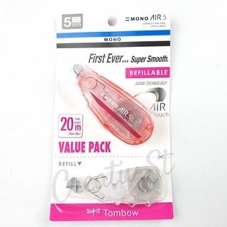

Tombow Mono Air 5 Correction Tape + Refillable CT-CAX5C41CAR 10 M 20M