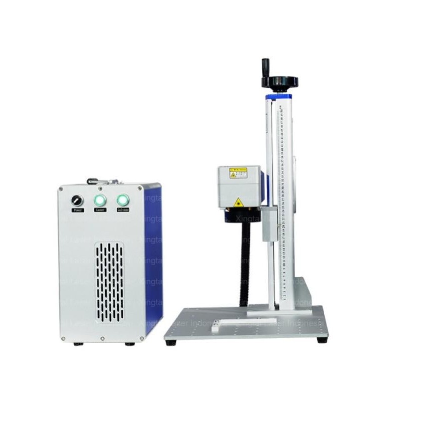 Mesin Laser Fiber / Fiber Laser Marking Machine 30 Watt Portable