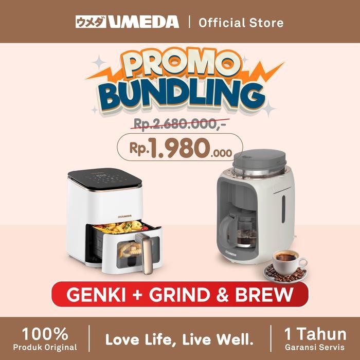 [PROMO BUNDLING] UMEDA GENKI + GRIND & BREW