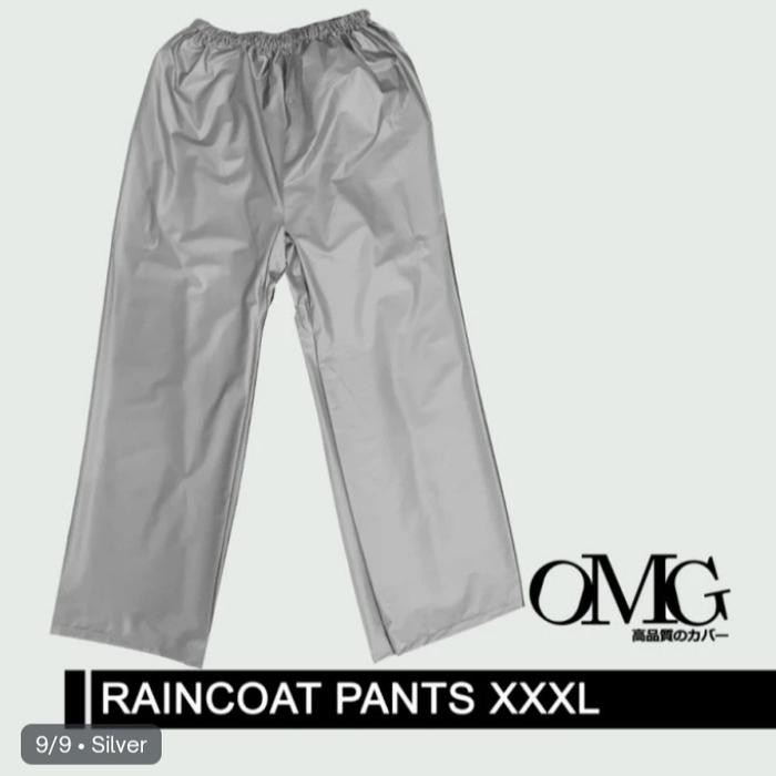 CELANA JAS HUJAN MANTEL OMG UK 6XL 6 XL BESAR JUMBO SUMO 90 - 130 KG