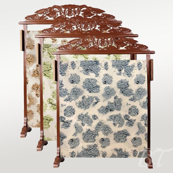 BATIK TRUSMI Bahan Kain Batik Mega Mendung Meteran Katun