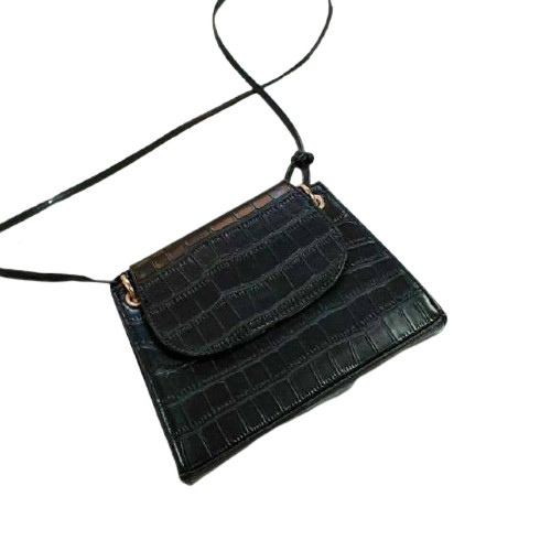 Tas Selempang Croco Kulit Sintetis Motif Buaya Wanita Murah Stylish Kekinian Trendy Elegan Simple Aw