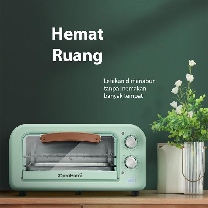COD GARANSI Dorahomi Oven Listrik Low Watt Electric Open Pemanggang Kue daging alat panggang