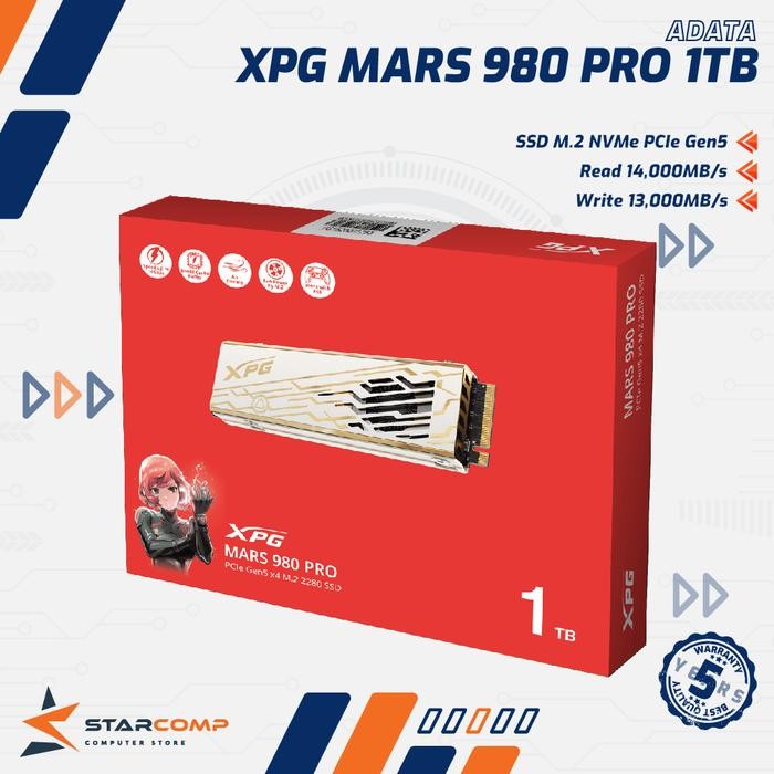 ADATA XPG MARS 980 PRO 1TB PCIe Gen5
