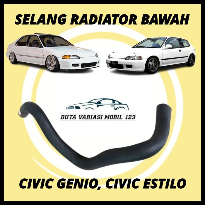 Selang Radiator Bawah Civic Genio, Civic Estilo