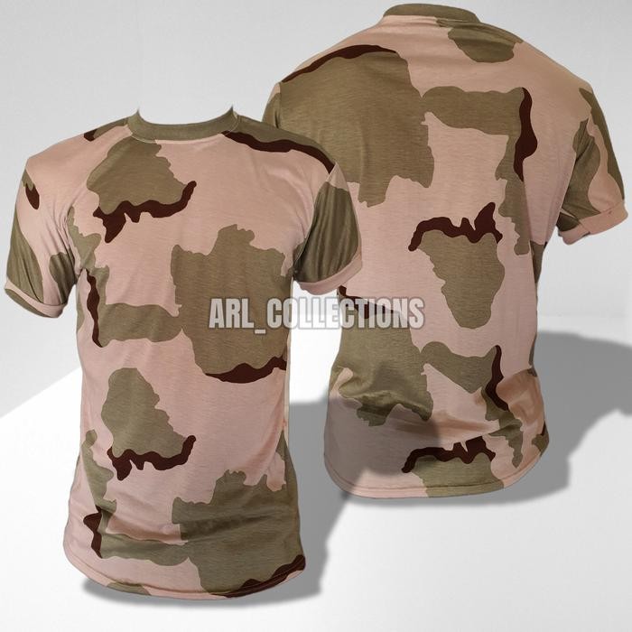 ArlC kaos pendek loreng gurun pasir - teluk - kaos loreng lengan pendek UT559PROMO SPECIAL