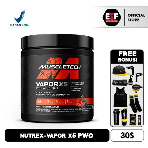 PROMO! MUSCLETECH VAPORX5 30 SERVING - PWO PRE WORKOUT