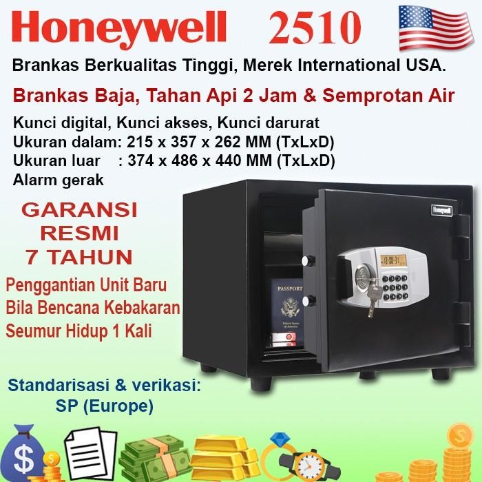 Brankas HONEYWELL 2510 Tahan Api Dan Air Bergaransi