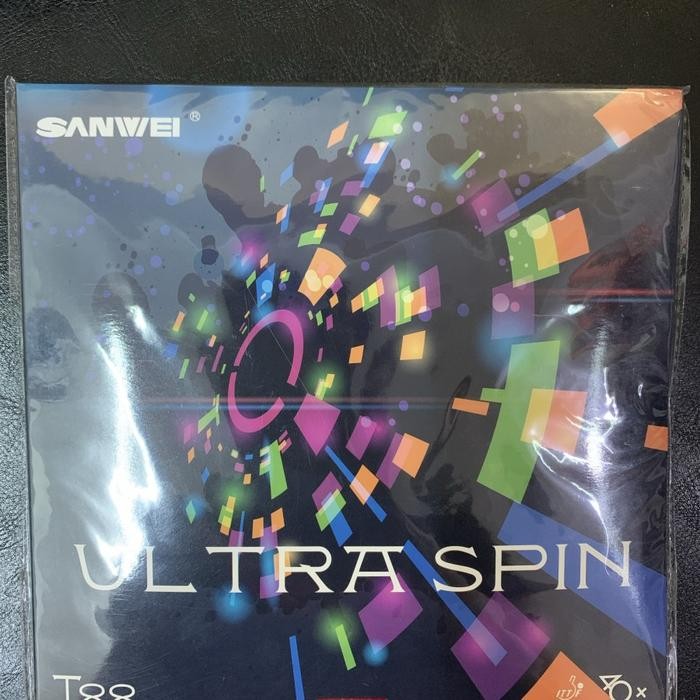 beg0- Sanwei Ultra Spin T88- Karet Rubber Pingpong T-88 Ultra Spin Bat Bet