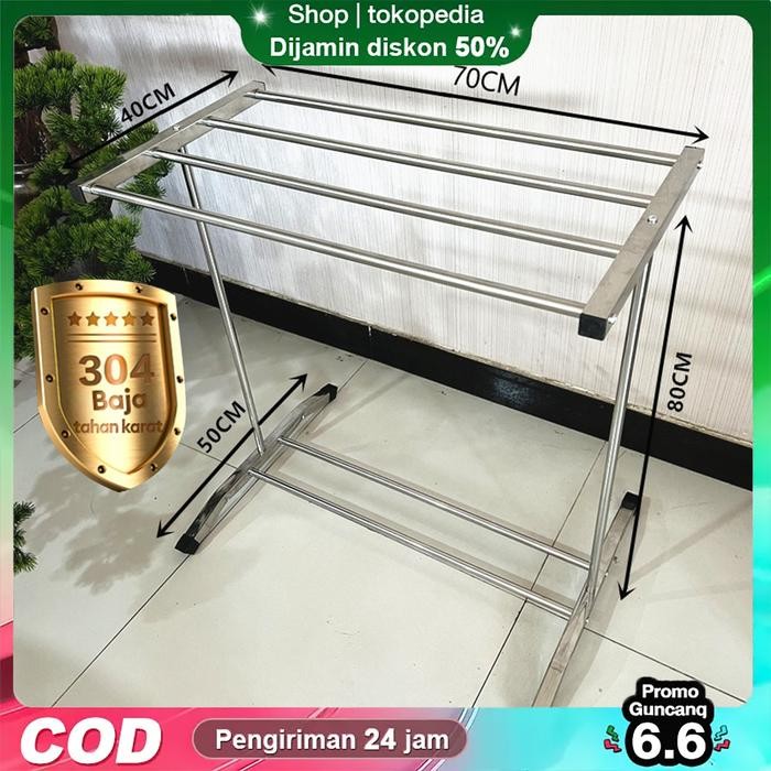 Jemuran HandukRak Handuk KokohJemuran Handuk StainlessJemuran Handuk nimalisRak gering Handuk