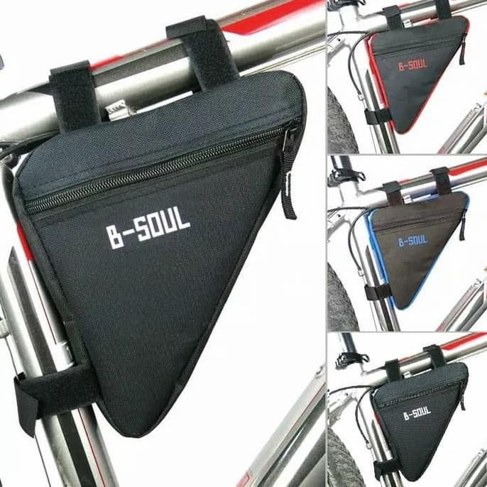 Pasific Sports - Tas Sepeda B-Soul Segitiga Frame Tengah Waterproof Berkualitas