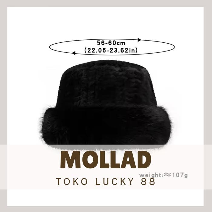 SALE MOLLAD TL0169 Topi Bulu Musim Dingin Mongol Unisex Dewasa Hadiah Topi Winter Fur Faux Import